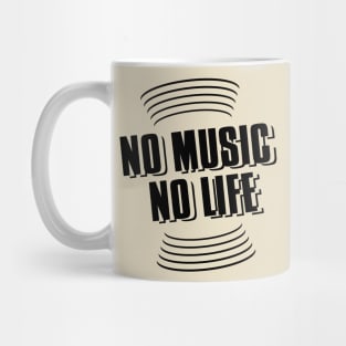 no music no life // Black v Mug